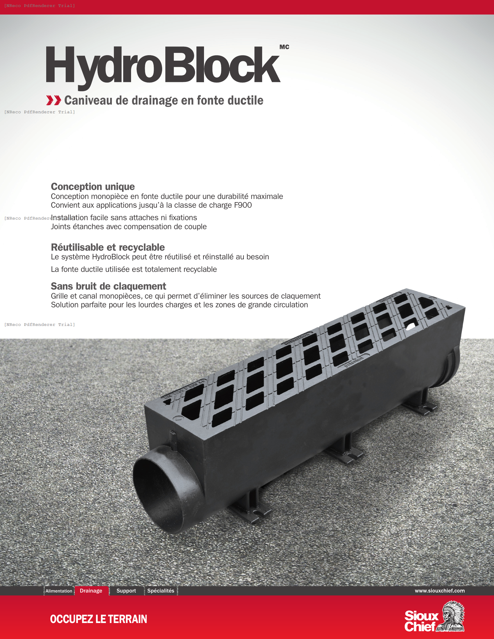 HYDROBLOCK SYSTEM - BROCHURE_FRENCH.PDF Brochure Document